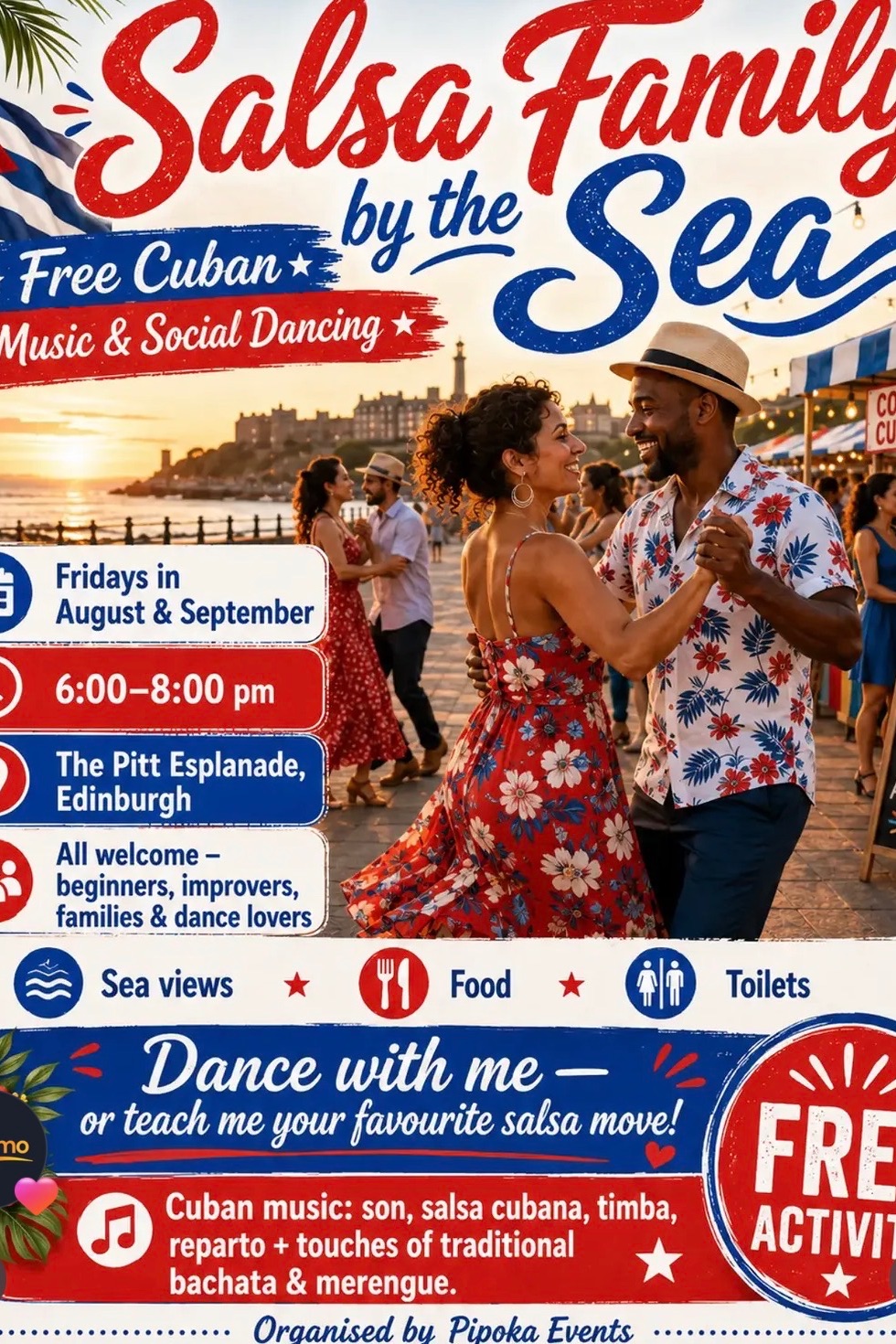 Salsa Family by the Sea