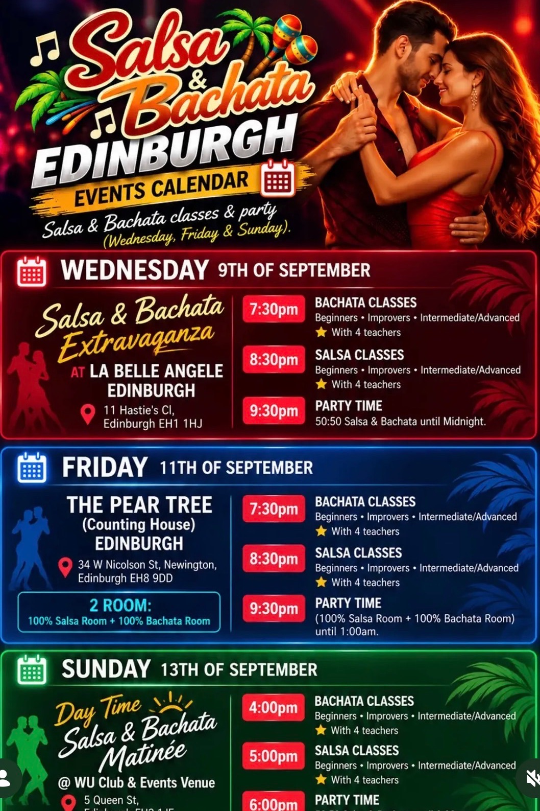 Friday Night Salsa & Bachata