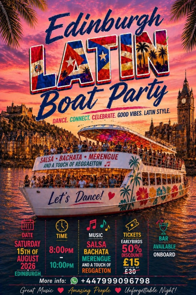 Edinburgh Latin Boat Party