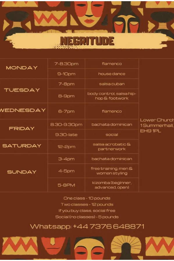 Body control, salsa hip-hop & footwork