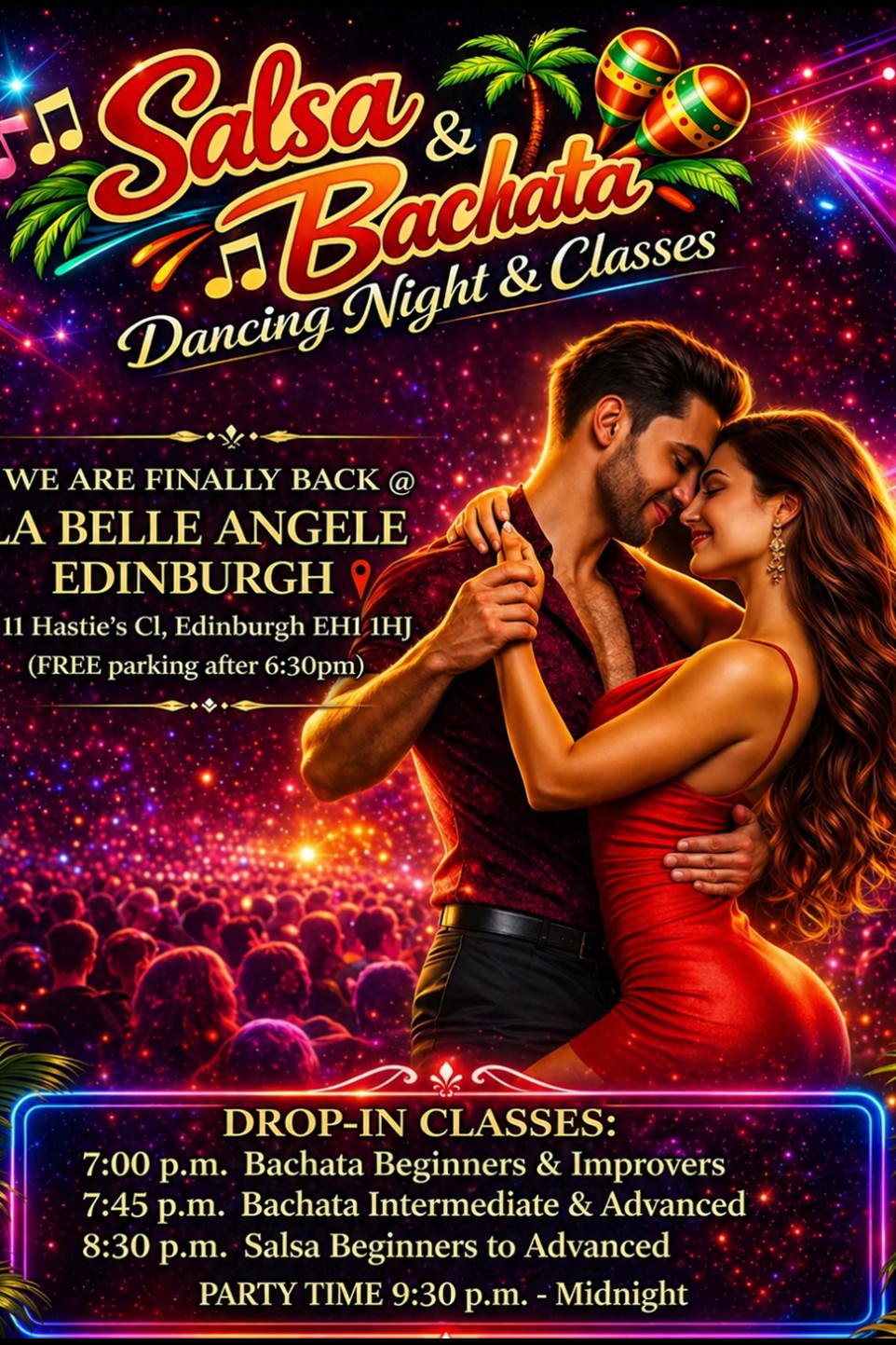 Wednesday Classes & Party @ La Belle Angele