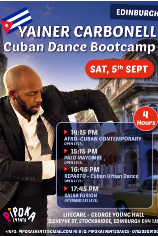 Cuban Dance Bootcamp with Yainer Carbonell